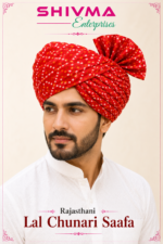 Rajasthani Lal Chunari Saafa
