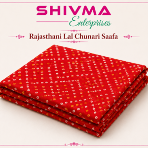Rajasthani Lal Chunari Saafa